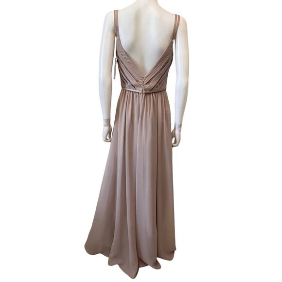 New SORELLA VITA Women's Vintage Rose V-neck Bridesmaid Dress Size 10 - Picture 4 of 5